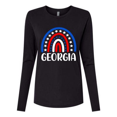 Georgia Gift I Love Georgia Usa Funny Gift Womens Cotton Relaxed Long Sleeve T-Shirt