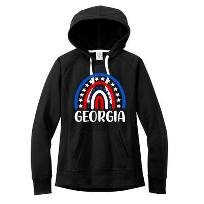 Georgia Gift I Love Georgia Usa Funny Gift Women's Fleece Hoodie