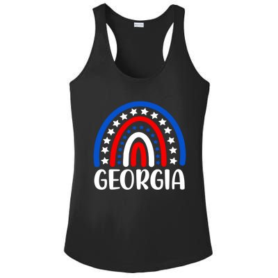 Georgia Gift I Love Georgia Usa Funny Gift Ladies PosiCharge Competitor Racerback Tank