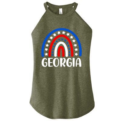 Georgia Gift I Love Georgia Usa Funny Gift Women's Perfect Tri Rocker Tank