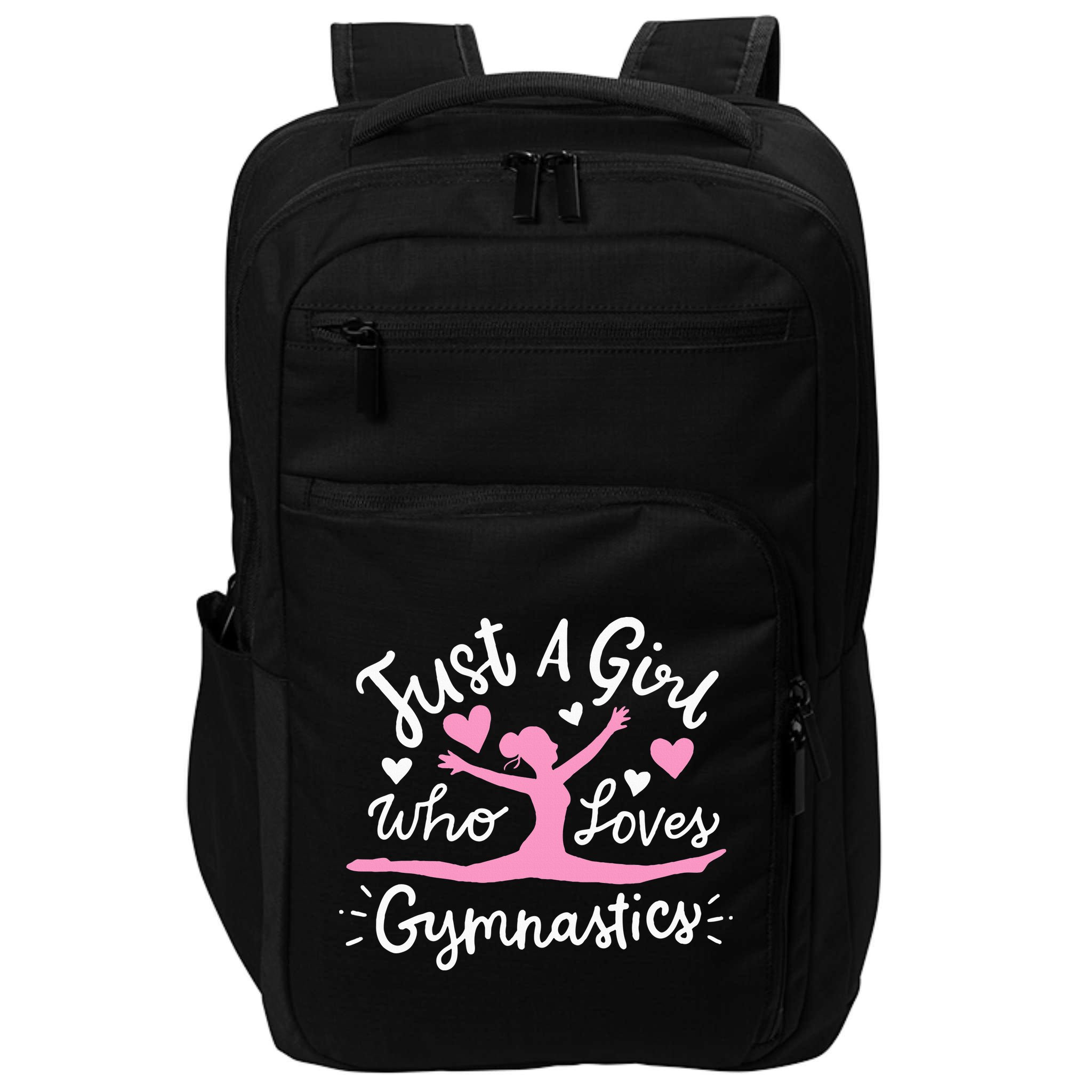 Gymnastics Gymnast Just A Girl Who Loves Gymnastics Impact Tech Backpack