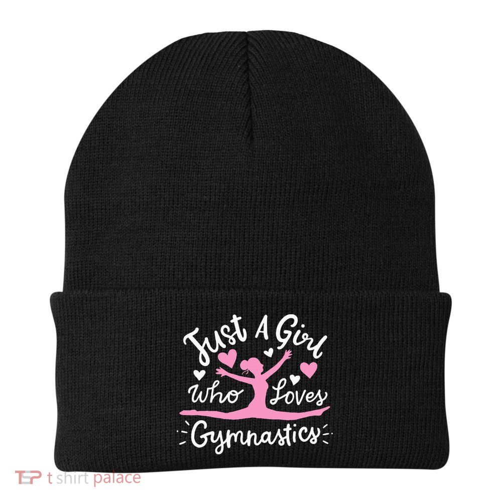 Gymnastics Gymnast Just A Girl Who Loves Gymnastics Beanie