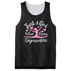 Gymnastics Gymnast Just A Girl Who Loves Gymnastics Mesh Reversible Basketball Jersey Tank