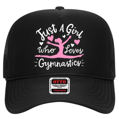 Gymnastics Gymnast Just A Girl Who Loves Gymnastics Trucker Hat