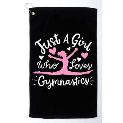 Gymnastics Gymnast Just A Girl Who Loves Gymnastics Golf Towel