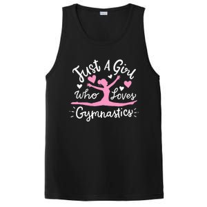 Gymnastics Gymnast Just A Girl Who Loves Gymnastics PosiCharge Competitor Tank