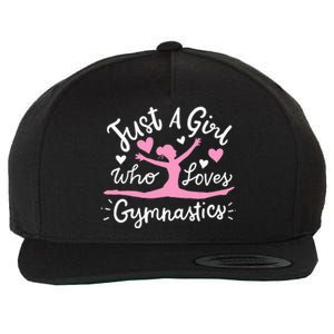 Gymnastics Gymnast Just A Girl Who Loves Gymnastics Wool Snapback Cap