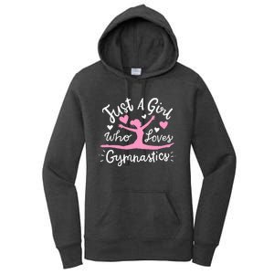 Gymnastics Gymnast Just A Girl Who Loves Gymnastics Women's Pullover Hoodie