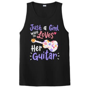 Guitar Guitarist Just A Girl Who Loves Her Guitar Gift PosiCharge Competitor Tank