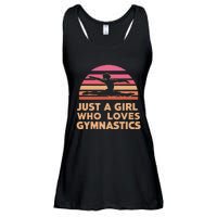 Gymnastics Gymnast Just A Who Loves Gymnastics Vintage Ladies Essential Flowy Tank