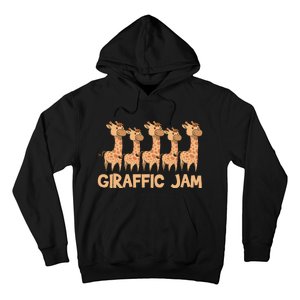 Giraffe Giraffic Jam Funny Pun Cute Hoodie