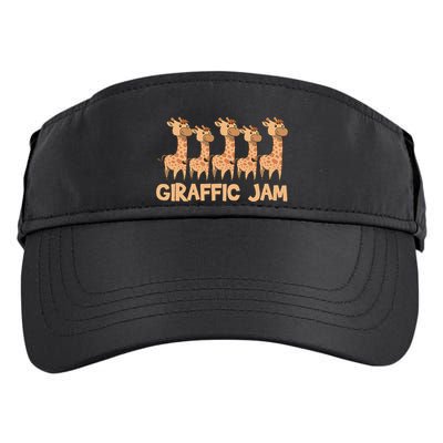 Giraffe Giraffic Jam Funny Pun Cute Adult Drive Performance Visor
