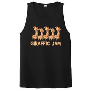 Giraffe Giraffic Jam Funny Pun Cute PosiCharge Competitor Tank