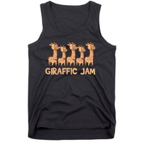 Giraffe Giraffic Jam Funny Pun Cute Tank Top