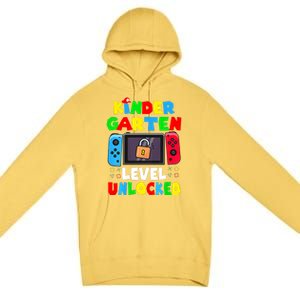 Game Gaming Kindergarten Level Unlocked Back To School Premium Pullover Hoodie