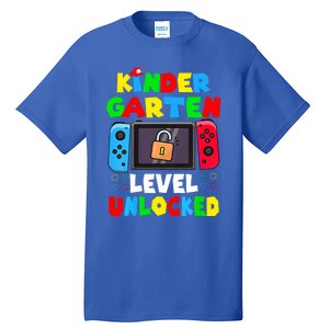 Game Gaming Kindergarten Level Unlocked Back To School Tall T-Shirt