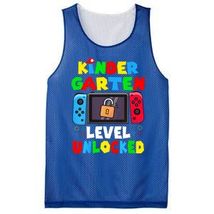 Game Gaming Kindergarten Level Unlocked Back To School Mesh Reversible Basketball Jersey Tank