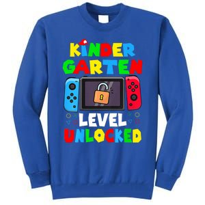 Game Gaming Kindergarten Level Unlocked Back To School Tall Sweatshirt