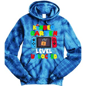 Game Gaming Kindergarten Level Unlocked Back To School Tie Dye Hoodie