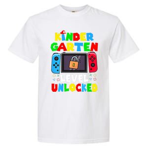 Game Gaming Kindergarten Level Unlocked Back To School Garment-Dyed Heavyweight T-Shirt