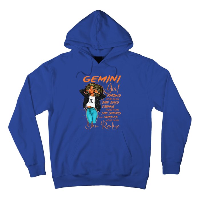 Gemini Girl Knows More Than She Says Hoodie