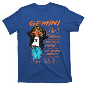 Gemini Girl Knows More Than She Says T-Shirt