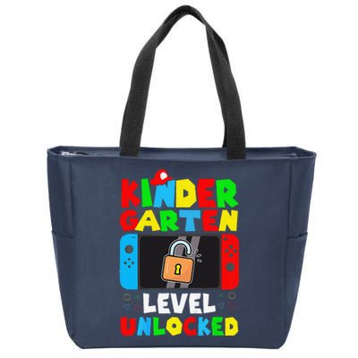 Game Gaming Kindergarten Level Unlocked Back To School Gift Zip Tote Bag