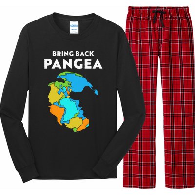 Geography Gift Kids Men Women Geology Reunite Pangea Long Sleeve Pajama Set