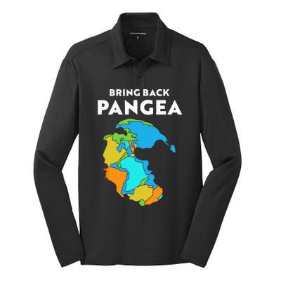 Geography Gift Kids Men Women Geology Reunite Pangea Silk Touch Performance Long Sleeve Polo