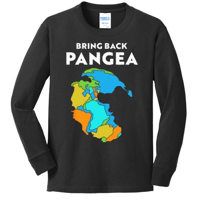 Geography Gift Kids Men Women Geology Reunite Pangea Kids Long Sleeve Shirt