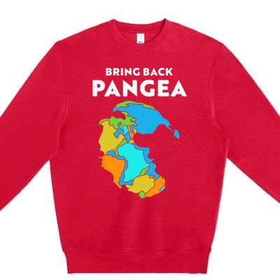 Geography Gift Kids Men Women Geology Reunite Pangea Premium Crewneck Sweatshirt