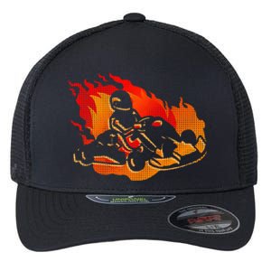 Gokart Go Karts Motorsports Kart Racing Flexfit Unipanel Trucker Cap