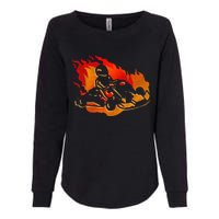 Gokart Go Karts Motorsports Kart Racing Womens California Wash Sweatshirt