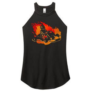 Gokart Go Karts Motorsports Kart Racing Women's Perfect Tri Rocker Tank