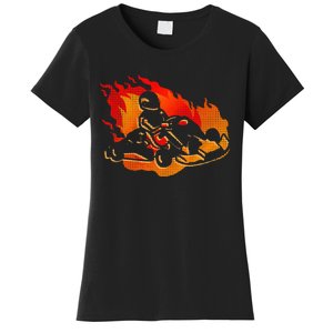 Gokart Go Karts Motorsports Kart Racing Women's T-Shirt