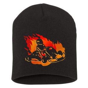 Gokart Go Karts Motorsports Kart Racing Short Acrylic Beanie