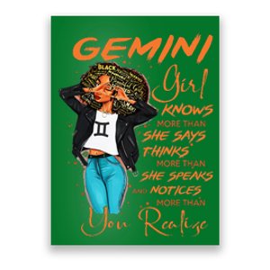 Gemini Girl Knows More Than She Says Poster