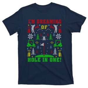 Golfing Golf Lover With Xmas T-Shirt