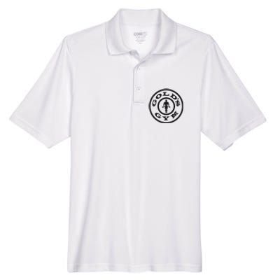 Golds Gym Logo Men's Origin Performance Piqué Polo