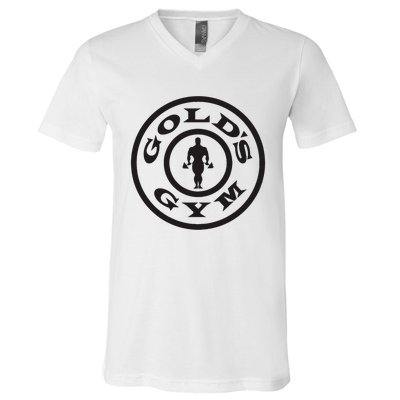 Golds Gym Logo V-Neck T-Shirt