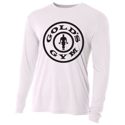 Golds Gym Logo Cooling Performance Long Sleeve Crew