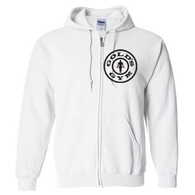 Golds Gym Logo Full Zip Hoodie