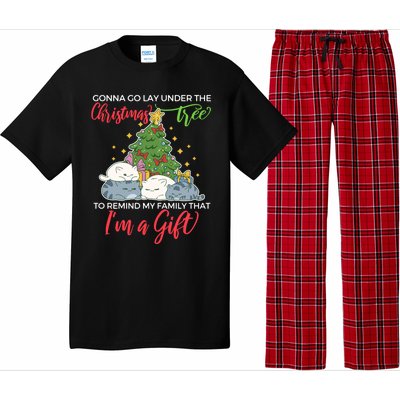 Gonna Go Lay Under The Christmas Tree Sarcastic Xmas Gift Pajama Set