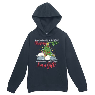 Gonna Go Lay Under The Christmas Tree Sarcastic Xmas Gift Urban Pullover Hoodie