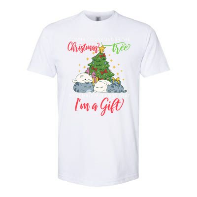 Gonna Go Lay Under The Christmas Tree Sarcastic Xmas Gift Softstyle CVC T-Shirt