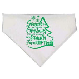 Gonna Go Lay Under The Christmas Tree To Remind My Family Gift USA-Made Doggie Bandana