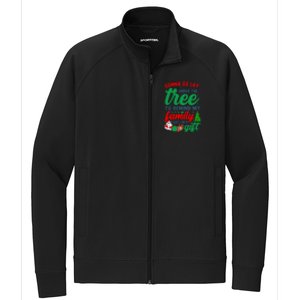 Gonna Go Lay Under The Tree Christmas Family Matching Xmas Meaningful Gift Stretch Full-Zip Cadet Jacket