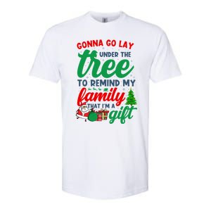 Gonna Go Lay Under The Tree Christmas Family Matching Xmas Meaningful Gift Softstyle CVC T-Shirt