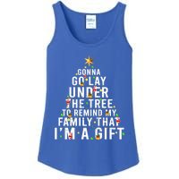 Gonna Go Lay Under The Tree Christmas Funny Gift Ladies Essential Tank