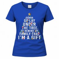 Gonna Go Lay Under The Tree Christmas Funny Gift Women's T-Shirt